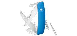 SWIZA - Couteau suisse 12 fonctions - D05 Bleu