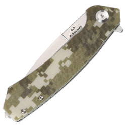 GANZO - Couteau pliant - Skimen Camouflage - Pommeau brise-vitre